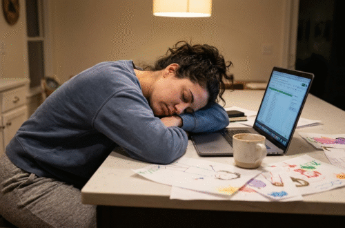 remote work mom burnout at home